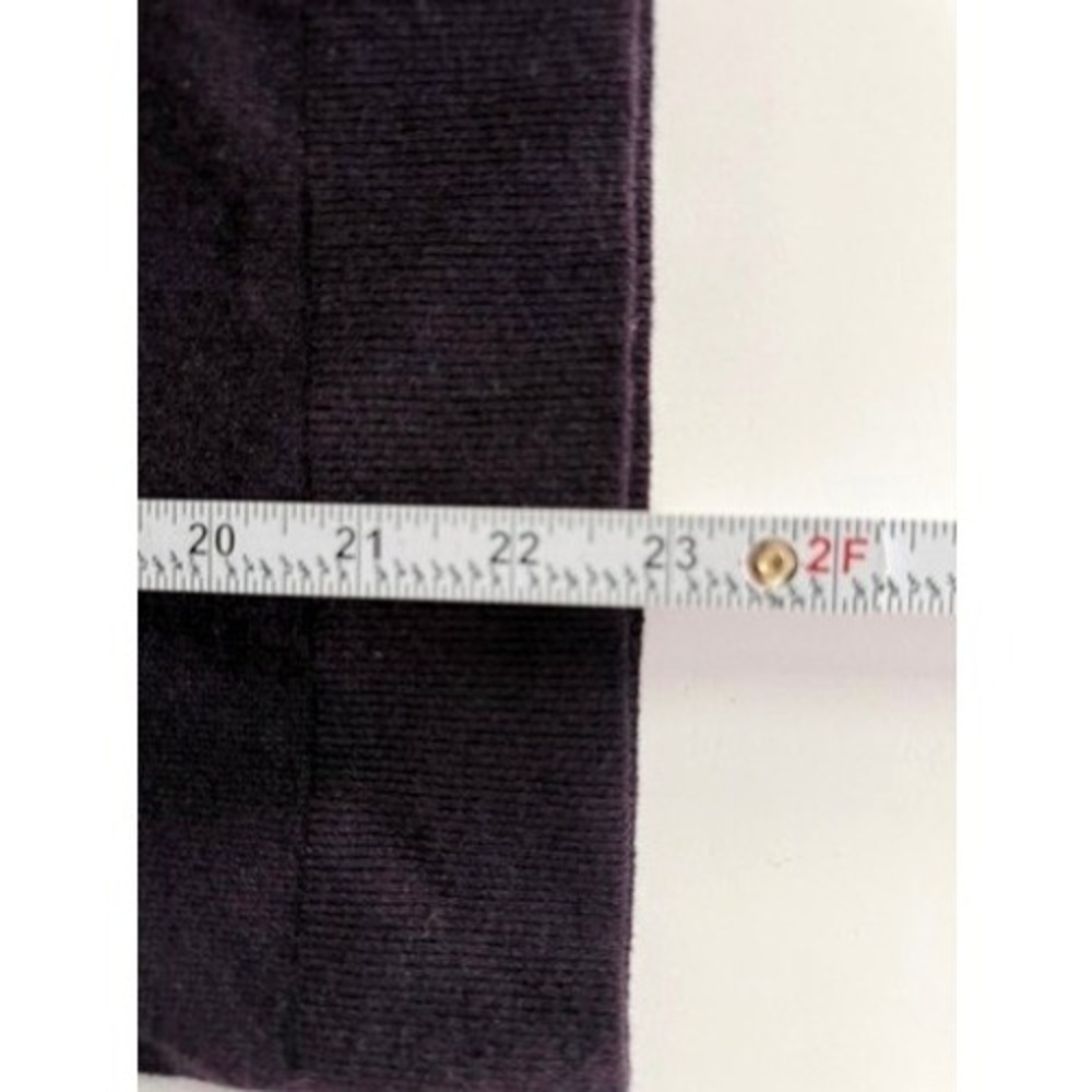 Club Monaco Plum Purple 100% Cashmere Bell Sleeve Button Back Sweater Womens Med - Picture 9 of 10